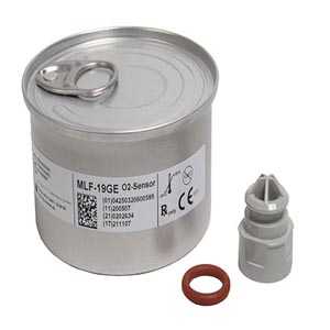Cella O2 con guarnizione O-ring e Adattatore, per Carestation serie 600/700 (1/conf) Cella O2 con guarnizione O-ring e Adattatore, per Carestation serie 600/700 (1/conf)