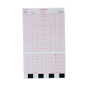 Carta per Monitor Fetali, 50-210 bpm (40/conf) Carta per Monitor Fetali, 50-210 bpm (40/conf)