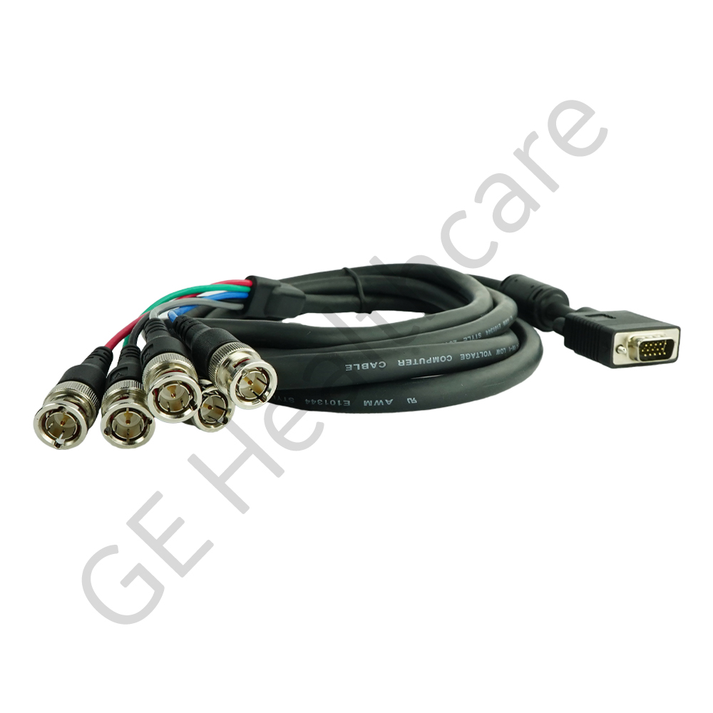 25m VGA to BNC Connector Video Cable