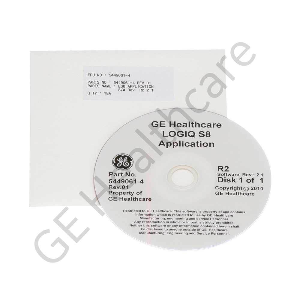 LOGIQ S8 R2 Application Software 5449061-4