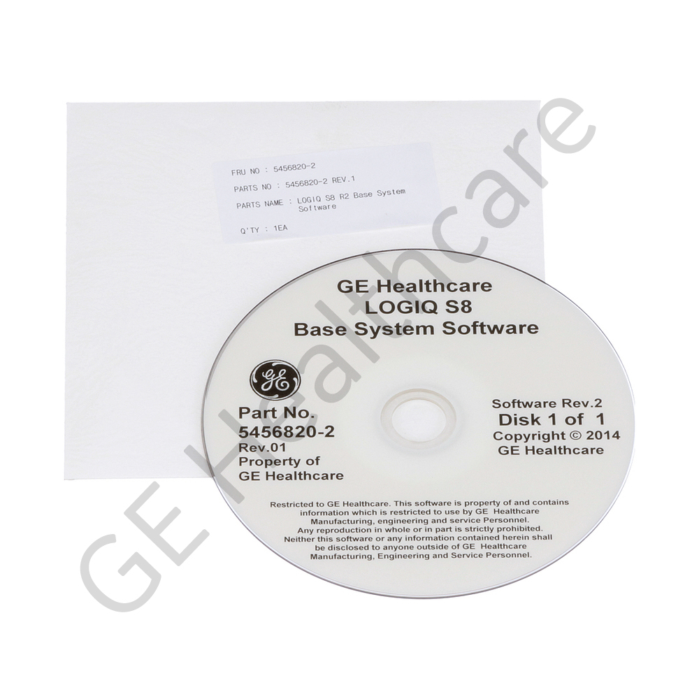 LOGIQ S8 R2 Base System Software 5456820-2